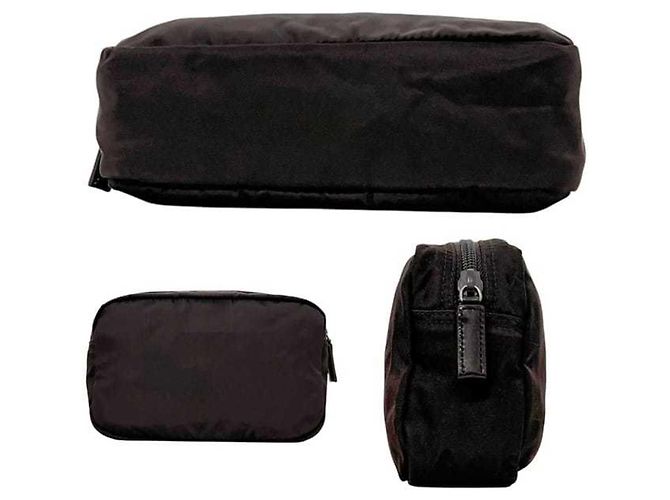Pochette de Nylon Tessuto Prada Castaño Marrón oscuro - vista 3