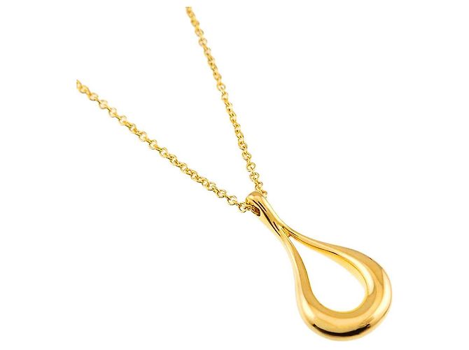 Collana Tiffany & Co. a goccia in oro giallo 18K - vista 3
