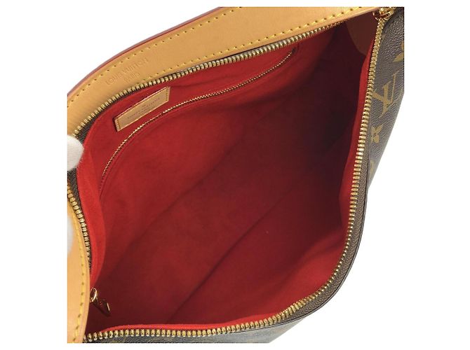 Borsa a Spalla Louis Vuitton Monogram Slouchy PM Marrone - vista 8