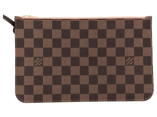 Bolso Louis Vuitton Damier Neverfull MM Rosa Damier ebene - vista 9