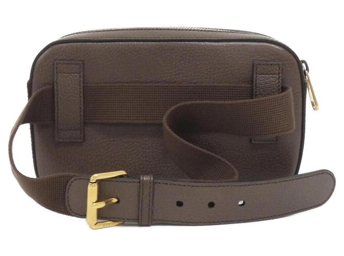 Marsupio Gucci in pelle marrone - vista 2