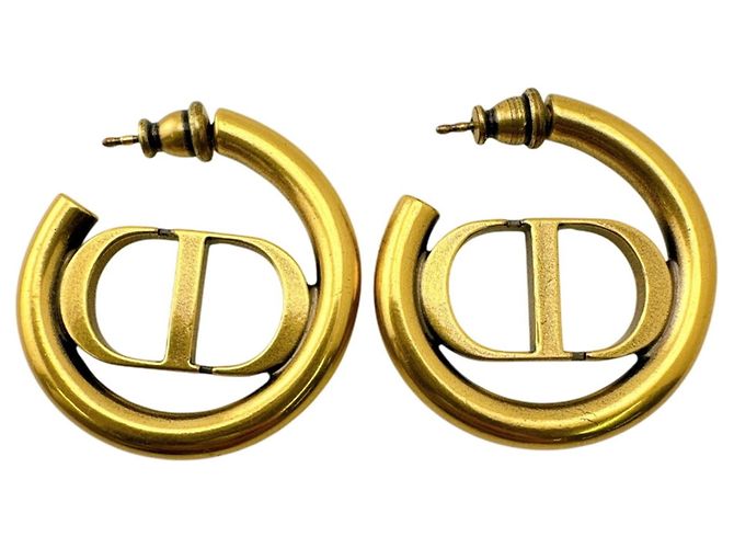 Orecchini Christian Dior Dior CD Montaigne 30 D'oro - vista 2