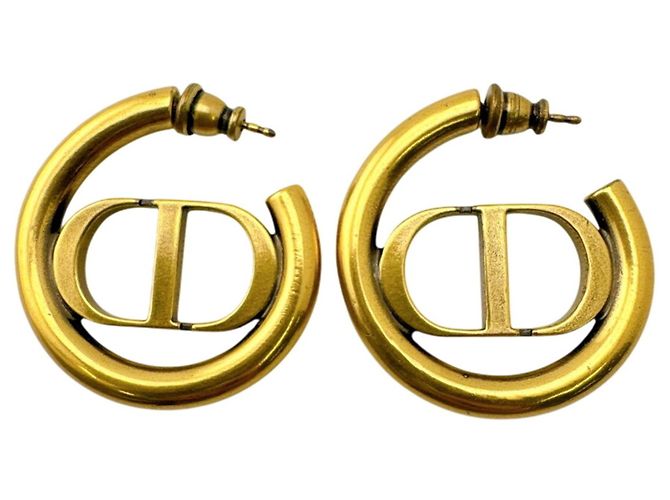 Orecchini Christian Dior Dior CD Montaigne 30 D'oro - vista 3