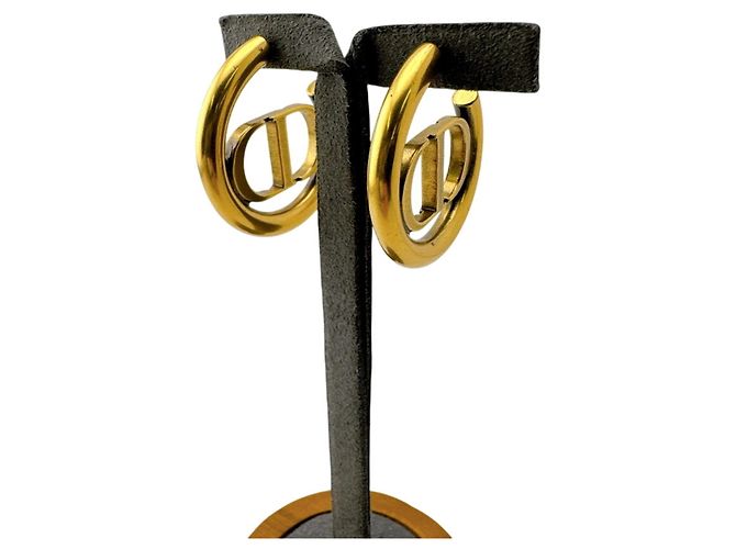 Orecchini Christian Dior Dior CD Montaigne 30 D'oro - vista 6