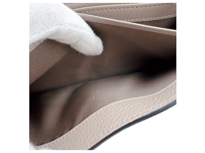 Gucci 828147 Horsebit Klappendolmetscher Langgeldbörse - Beige - Ansicht 12