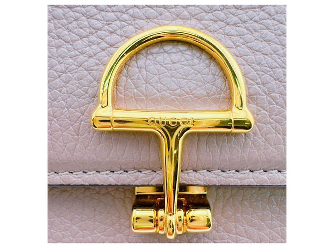 Gucci 828147 Horsebit Klappendolmetscher Langgeldbörse - Beige - Ansicht 14
