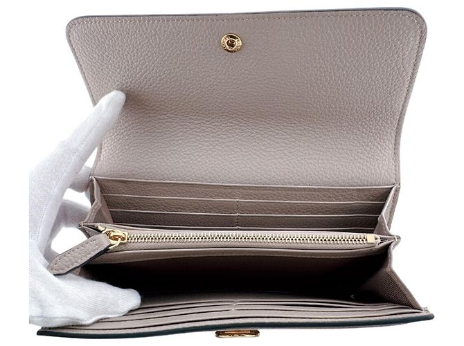 Gucci 828147 Horsebit Klappendolmetscher Langgeldbörse - Beige - Ansicht 7