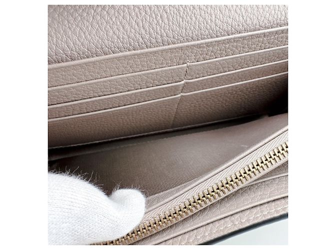 Gucci 828147 Horsebit Klappendolmetscher Langgeldbörse - Beige - Ansicht 9