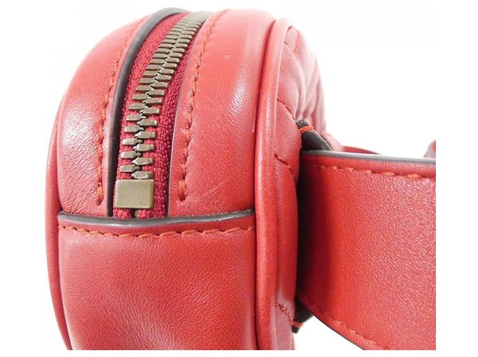 Marsupio Gucci GG Marmont rosso - vista 4
