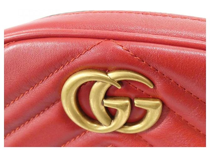 Marsupio Gucci GG Marmont rosso - vista 5