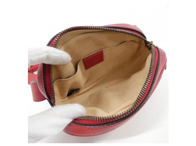 Marsupio Gucci GG Marmont rosso - vista 8