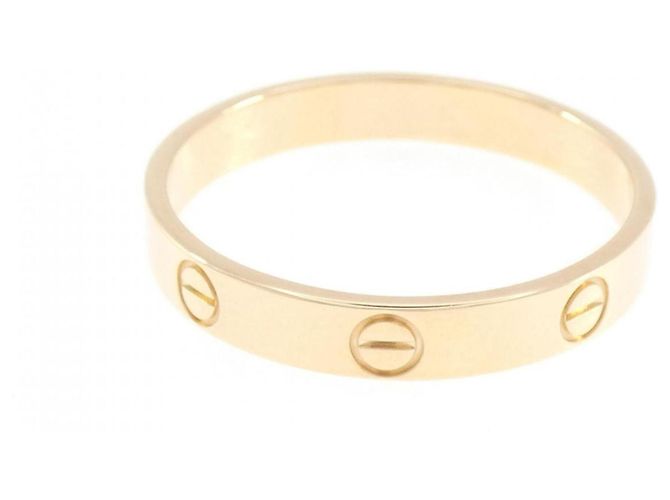 Anello Mini Love di Cartier in oro giallo 18K - vista 2