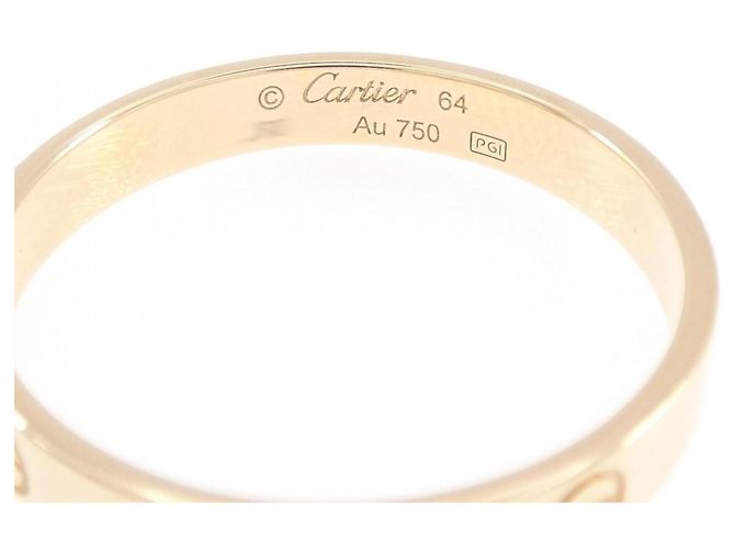 Anello Mini Love di Cartier in oro giallo 18K - vista 3