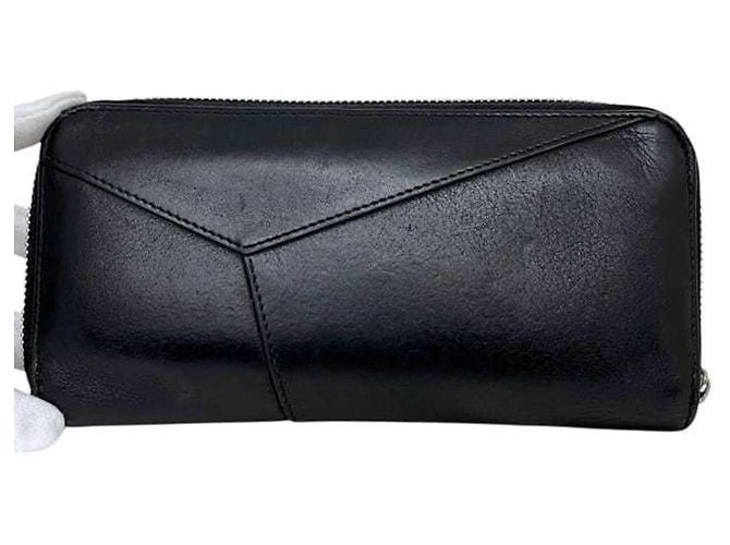 Cartera larga de cuero negro Loewe - vista 11