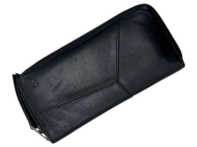 Cartera larga de cuero negro Loewe - vista 2