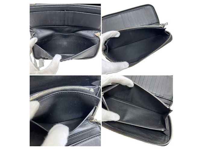 Cartera larga de cuero negro Loewe - vista 4