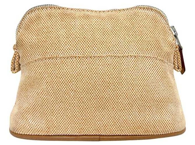 Hermès Hermes Bolide Pouch 16 Mini en Beige - vista 11