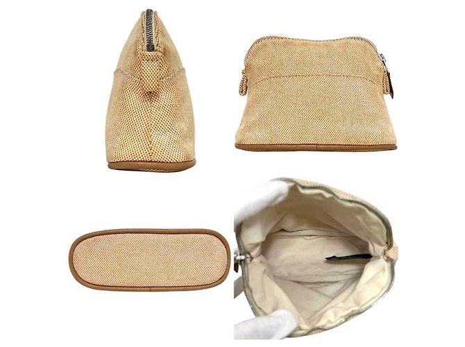 Hermès Hermes Bolide Pouch 16 Mini en Beige - vista 3