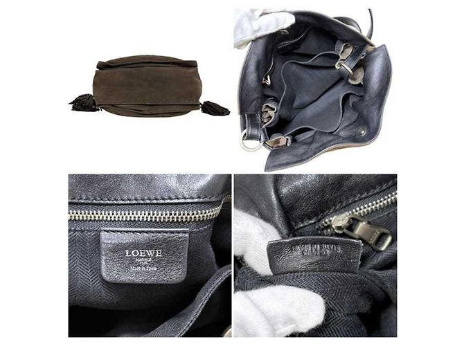 Borsa a tracolla 2-Way Loewe Flamenco Marrone - vista 4