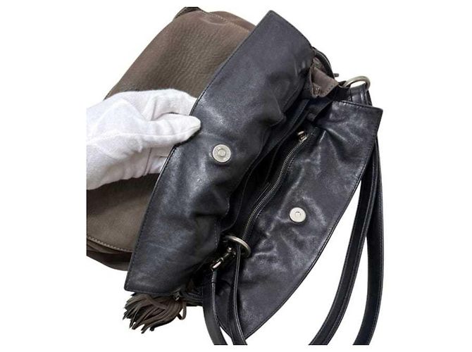 Borsa a tracolla 2-Way Loewe Flamenco Marrone - vista 5