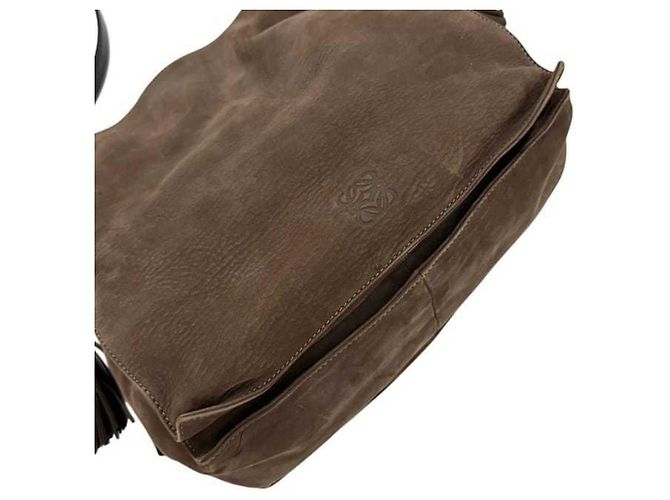 Borsa a tracolla 2-Way Loewe Flamenco Marrone - vista 9