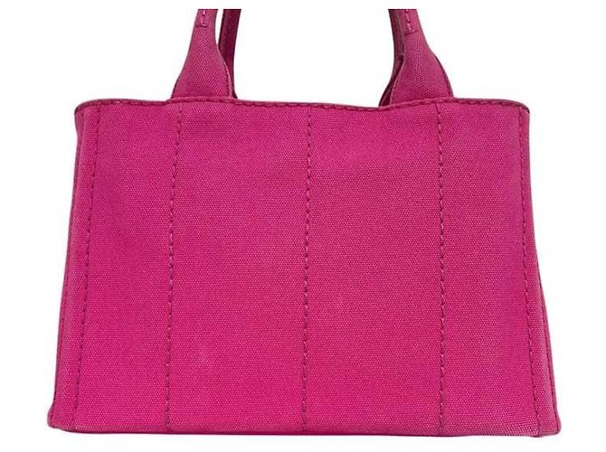 Bolso Tote Prada Canapa Rosa - vista 11
