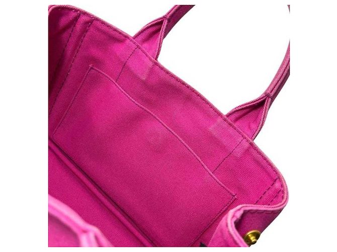 Bolso Tote Prada Canapa Rosa - vista 6