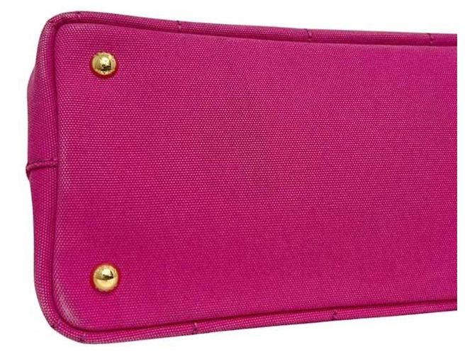 Bolso Tote Prada Canapa Rosa - vista 8