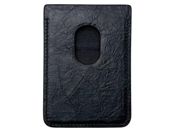 Tarjetero de cuero negro Balenciaga - vista 3