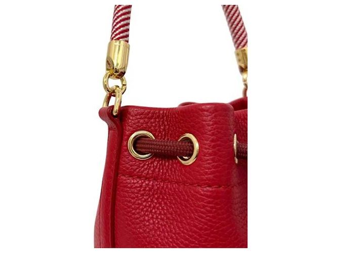 Borsa in pelle rossa Marc Jacobs Rosso - vista 10