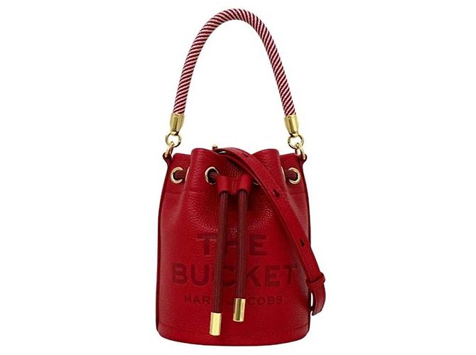 Borsa in pelle rossa Marc Jacobs Rosso - vista 2