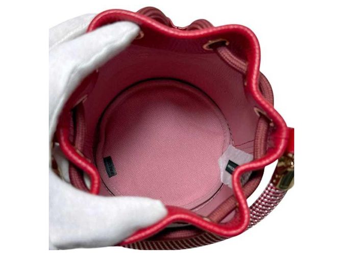 Borsa in pelle rossa Marc Jacobs Rosso - vista 4