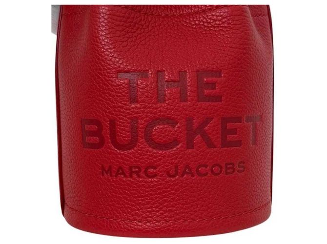 Borsa in pelle rossa Marc Jacobs Rosso - vista 7