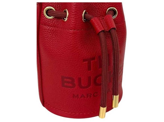 Borsa in pelle rossa Marc Jacobs Rosso - vista 8