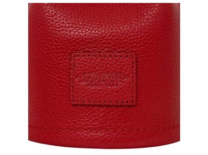 Borsa in pelle rossa Marc Jacobs Rosso - vista 9