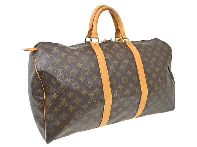 Louis Vuitton Keepall Monogram Canvas 50 Marrom - vista 2