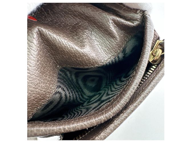 Cartera compacta Gucci The Hacker Project Colaboración Balenciaga Castaño Roja Verde - vista 11