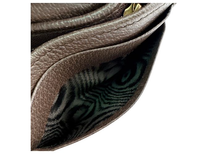 Cartera compacta Gucci The Hacker Project Colaboración Balenciaga Castaño Roja Verde - vista 13