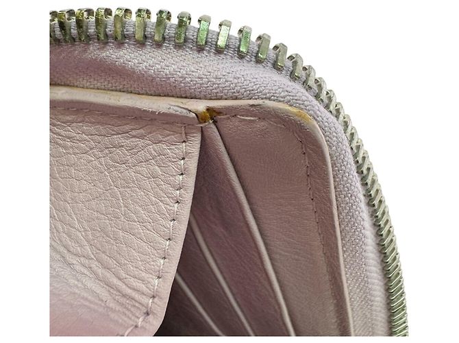 Cartera larga de cuero rosa Balenciaga - vista 12