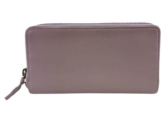 Cartera larga de cuero rosa Balenciaga - vista 2