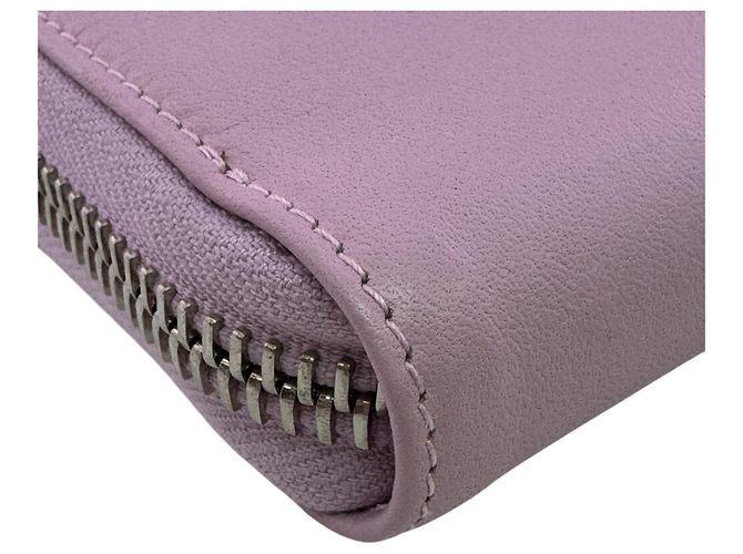 Cartera larga de cuero rosa Balenciaga - vista 3