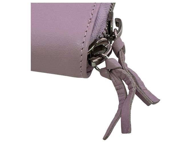 Cartera larga de cuero rosa Balenciaga - vista 4