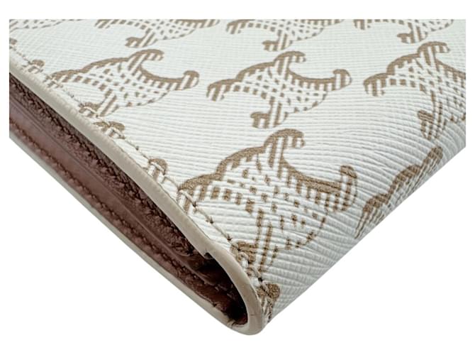 Céline Cartera bi-fold con correa Celine Medium Blanco - vista 3