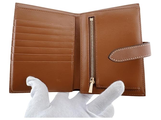 Céline Cartera bi-fold con correa Celine Medium Blanco - vista 8
