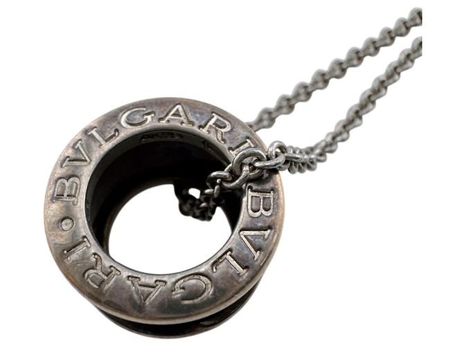 Bulgari Collar Bvlgari B.zero1 Negro Plata - vista 4