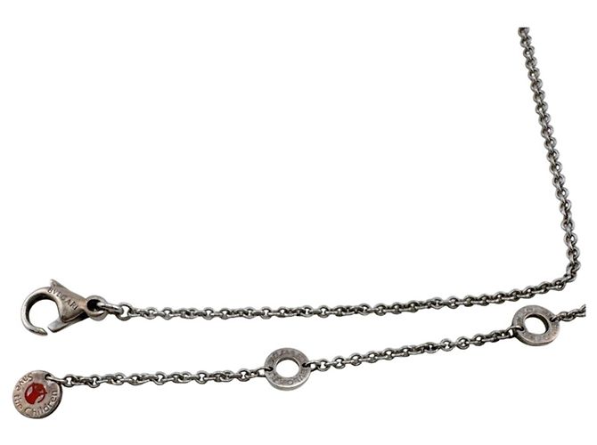 Bulgari Collar Bvlgari B.zero1 Negro Plata - vista 6