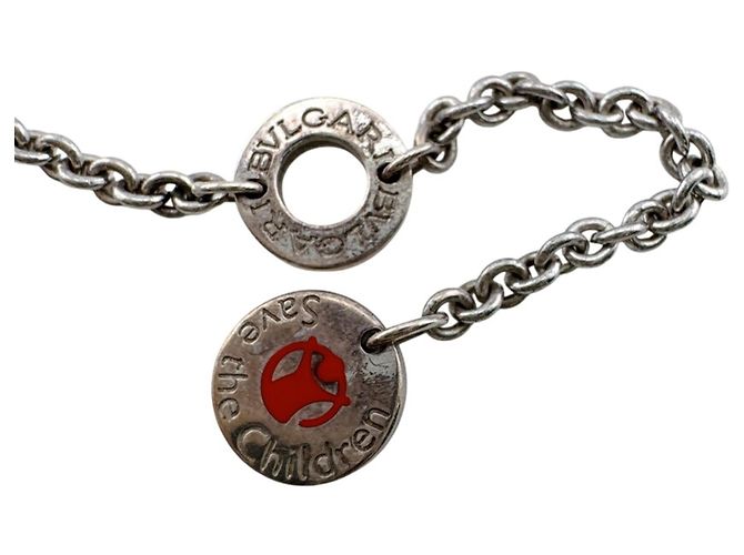 Bulgari Collar Bvlgari B.zero1 Negro Plata - vista 7