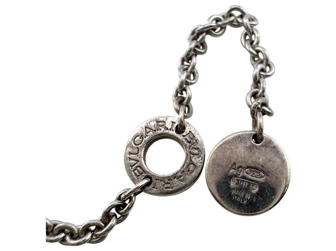 Bulgari Collar Bvlgari B.zero1 Negro Plata - vista 8