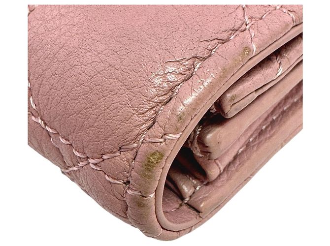 Christian Dior Cannage Bi-fold Wallet Pink - Ansicht 4