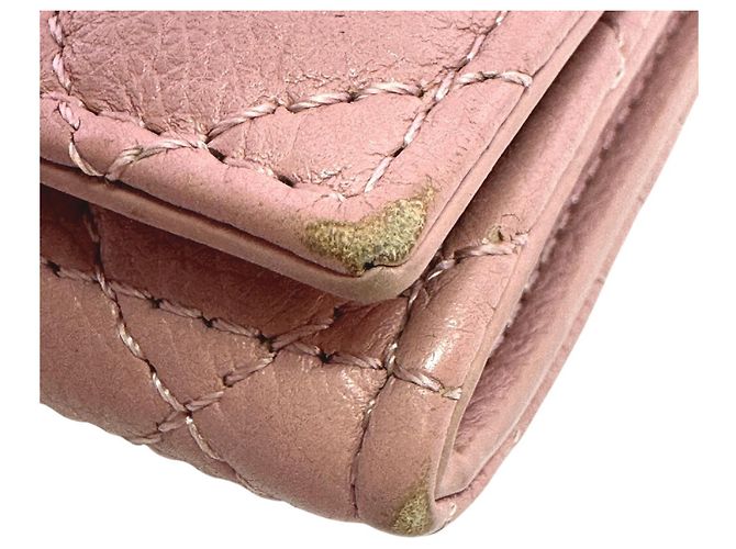Christian Dior Cannage Bi-fold Wallet Pink - Ansicht 6